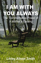 Image of the book cover I am always with you. It has a park bench on green grass with trees behind it.